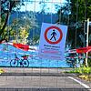 Die Sperrung am Waschplatz, die viele missachtet haben, soll am Dienstag aufgehoben werden.