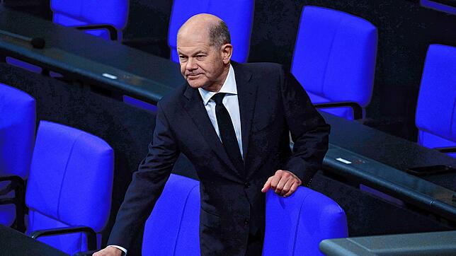 Olaf Scholz im Bundestag. Der Kanzler will trotz des Ampel-Aus wichtige Projekte noch durchs Parlament bringen