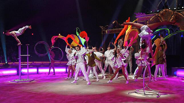 Der Circus Krone bietet ein abwechslungsreiches Programm für die Besucher an. Höhepunkt der Vorstellungen sind die Raubtierdarbietungen ...