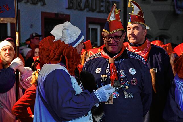 Bild 14: Villinger Fasnet wird mit Feuerwerk am Bickentor begrüßt