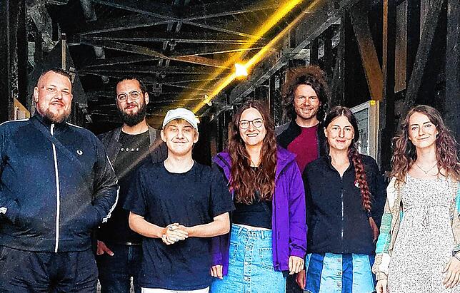 Das sind die Köpfe der Linken im Kreis Waldshut, von links: Julian Besemann, Jannik Herzog, Vanessa Fosler, Jessica Stehle, Norman ...