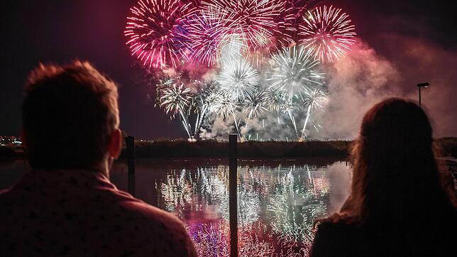 (Archivbild) Das Feuerwerk am Kreuzlinger Seenachtfest Fantastical 2019. Ob dieses Jahr geböllert werden darf, scheint entschieden.