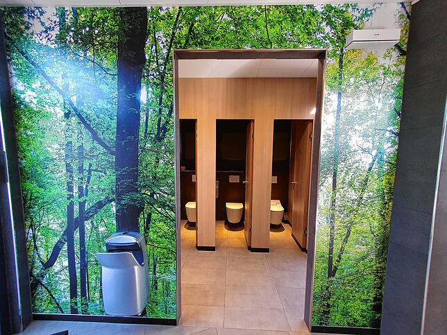 Bild 2: Wo der Toilettengang zum Erlebnis wird: Wir nehmen Sie mit ins Luxus-Klo von Titisee &ndash; bei Vogelgezwitscher und Waldrauschen (mit Videos)