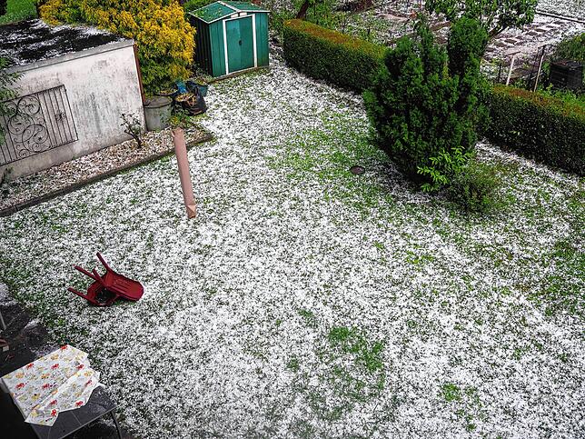 Bild 2: Hagelkörner groß wie Taubeneier! Bilder vom Unwetter am 1. Juni in Bad Säckingen - und den Schäden