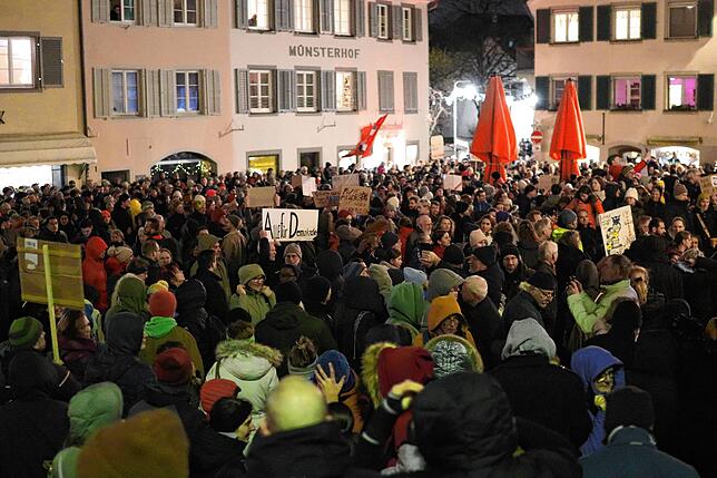 Bild 6: Konstanz - Demo gegen rechts am 24.01 - Der Protest in Bildern