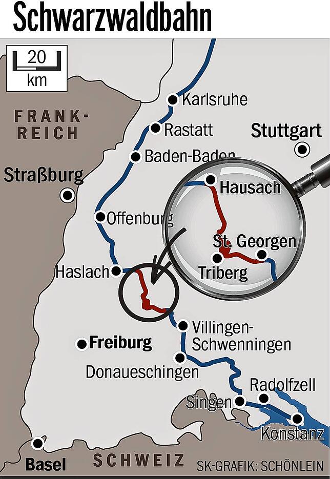 Bild 1: Monatelange Probleme der Schwarzwaldbahn: Hat die Bahn die Ursache endlich gefunden?