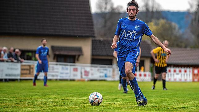 Furioser Start: Robin Nohl &ndash; hier ein Archivbild &ndash; brachte den FC Geißlingen früh in Führung. Am Ende siegten die Klettgauer ...