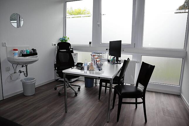 Ein Behandlungsraum im Medizinischen Versorgungszentrum (MVZ) Bad Säckingen.