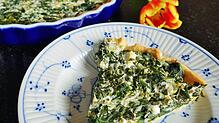 Genau richtig im Frühling: eine Brennessel-Tarte.