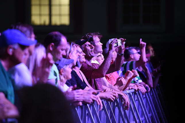 Die Band Simple Minds trat ebenfalls 2018 auf.