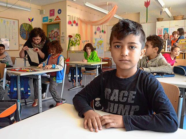 Auch an der Grundschule in Markdorf-Leimbach gibt es eine VKL-Klasse, für die kleineren Schüler, Auf diesem Archivbild vom Juni 2019 ...