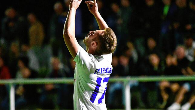 Tor des Jahres 2020: Hannes Linke bejubelt hier seinen Treffer für den FC Erzingen zum 4:1-Endstand gegen den FC Schlüchttal. Seinen ...