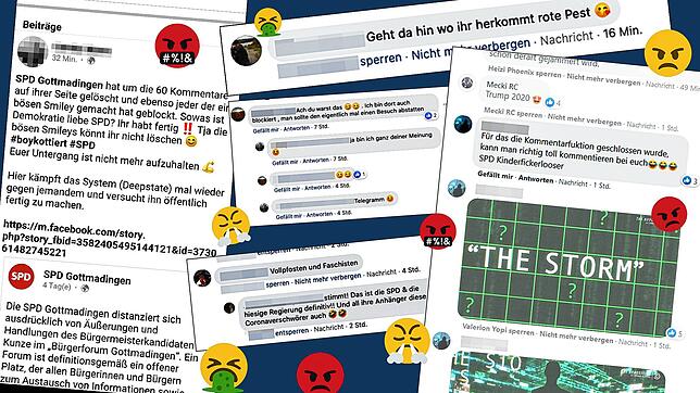 Hunderte negative Kommentare beschäftigten die SPD Gottmadingen &ndash; ein reines Netzphänomen, vor dem die ehrenamtlichen Politiker ...