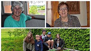 Drei Generationen Mütter aus Ühlingen-Birkendorf (von links): Rosmarie Wiedner (84) hat neun Kinder, Gertrud Dörflinger (77) drei Söhne, ...