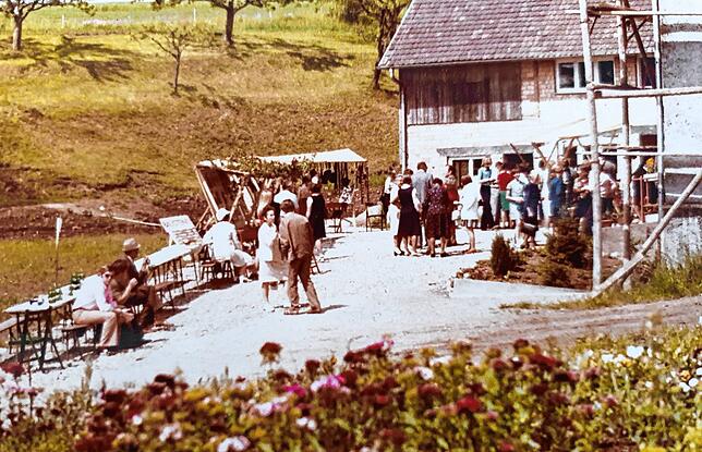 Der allererste Tag der offenen Tür in Lautenbach. Damals war Rosemarie Jakob in der Dorfgemeinschaft zu Gast, in der sie später arbeitete.