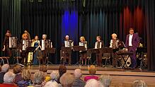 Einer der Orchester-Höhepunkte war das Konzert des Vereins im Welterbesaal in Uhldingen mit Harfinistin Ekatarina Afanasieva.