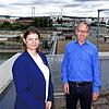 Das Kraftwerk Rheinfelden (Hintergrund) gehört zu den derzeit modernsten Laufwasserkraftwerken. Jetzt will der Energiedienst die ...