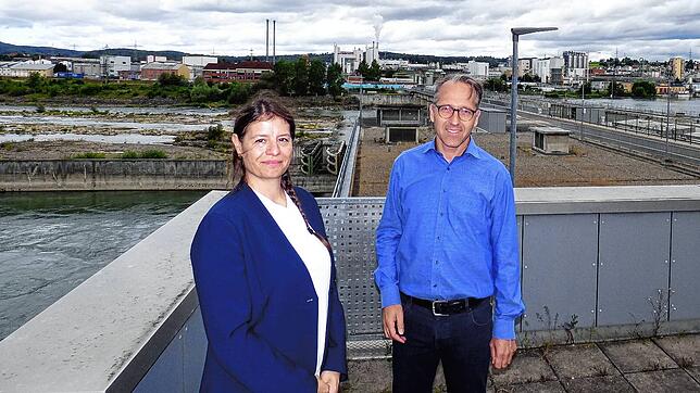 Das Kraftwerk Rheinfelden (Hintergrund) gehört zu den derzeit modernsten Laufwasserkraftwerken. Jetzt will der Energiedienst die ...