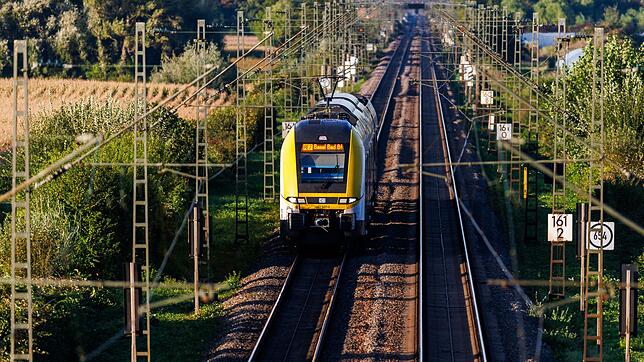 Die Rheintalbahn ist eine wichtige Pendlerstrecke. Während des Berufsverkehrs kam es zu Einschränkungen. (Symbolbild)