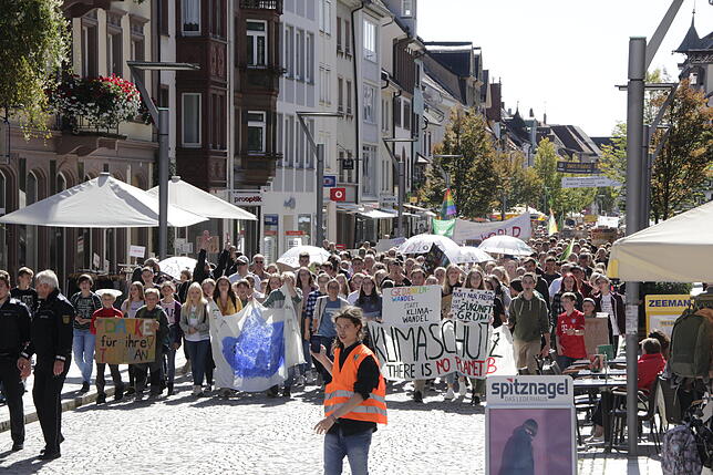 Bild 10: Bilder von der Fridays for Future-Demonstration in Villingen