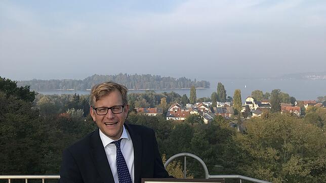 Professor Christian Picker hält beim Wissenschaftsforum in Donaueschingen die Festrede.