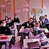 Nicht alle Schüler dieser Klasse der Gewerbeschule Bad Säckingen sehen das Maskentragen negativ, ein Großteil ist einverstanden mit den ...