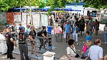 Schon in der Vergangenheit gab es beim Hausherrenfest Kontrollen, hier im Jahr 2023. Auch in diesem Jahr kann nicht alles aufs ...