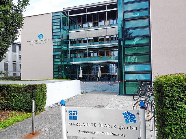 Am Blarer-Haus herrscht wieder Besuchsverbot.