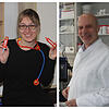 Die Bäckerei-Inhaber Daniela und Christoph Ainser, Tagesmutter Nadine Rieger und Apotheker Michael Vetter blicken zurück auf die ...