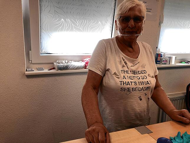 Monika Spiegelhalter, 76, aus Pfaffenweiler.