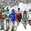 Seit etwa 160 Jahren wandern Menschen nach Singen ein, die Stadt unterm Hohentwiel hat davon profitiert. Diese Illustration ist in ...