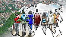 Seit etwa 160 Jahren wandern Menschen nach Singen ein, die Stadt unterm Hohentwiel hat davon profitiert. Diese Illustration ist in ...