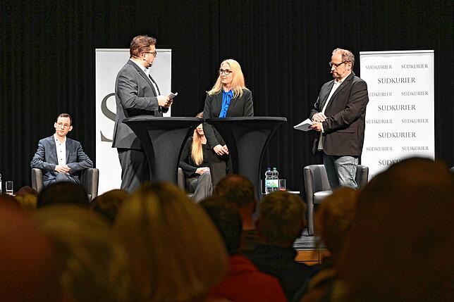 Bild 11: Podiumsdiskussion zur Bundestagswahl: Bilder aus der SÜDKURIER-Wahlarena in der Stadthalle Waldshut