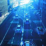 Sieht so die Zukunft des Fahrens aus? Autos kommunizieren im Schwarm.