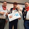Sie organisieren und moderieren die diesjährige Kneipenfastnacht (von links): Mike Gildner (Hexenzunft), Anselm Säger (Narrozunft) und ...