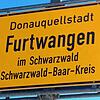 Seit Februar sind in Furtwangen die Ortsschilder mit dem Donauquellstadt-Schriftzug versehen.