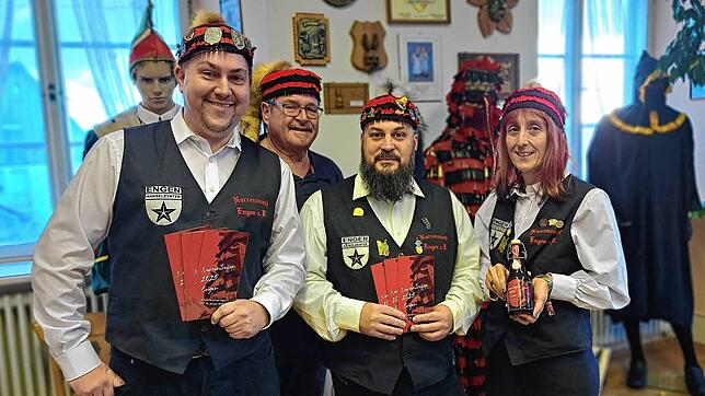 Nach zwei Jahren Vorbereitung freuen sich die Organisatoren des Jubiläums-Narrentreffens der Engener Zunft darauf, dass es bald losgehen ...