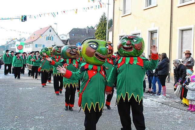 Bild 18: Bilder vom Narrentreffen in Winterspüren &ndash; Teil 2