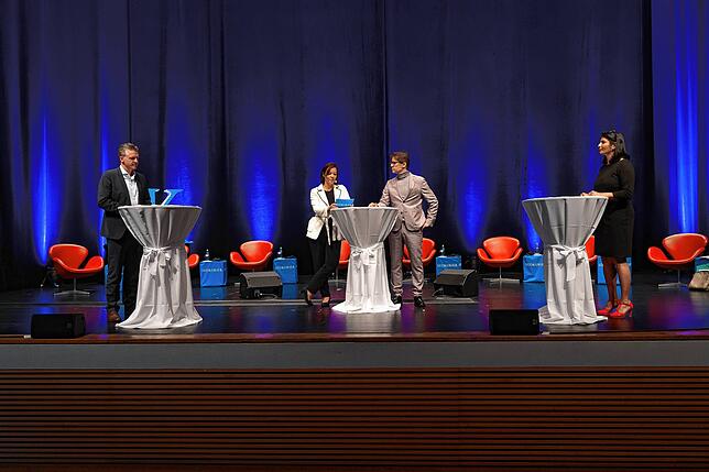 Duell Nummer 1: Thorsten Frei (CDU) gegen Derya Türk-Nachbaur (SPD).