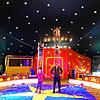 Beim Mitmach- Zirkus beweisen die jungen Künstler ihr artistisches Geschick auch an einer Leiter. Bild: Hans-Jürgen Sackmann