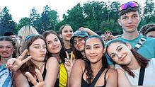 Bild : Im Stadion wird am zweiten Tag des Campus-Festivals nochmals aufgedreht