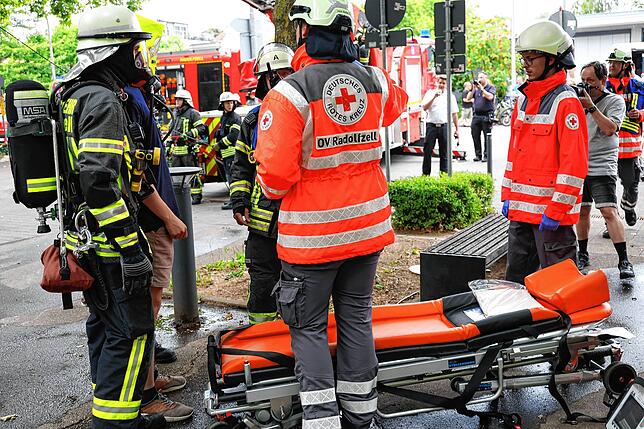 Bild 18: Bilder der Schauübung von Radolfzeller Hilfsorganisationen