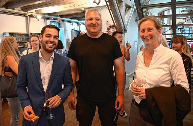 Von links: Philipp Stolz (Zwillingsbruder von Christoph Stolz), Andreas Eppler und Sonja Hildebrand.