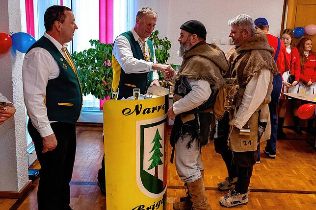 Bild 35: Grenzsteintreffen Brigachtal: So schön war‘s bei der Narrenmesser und dem Zunftmeisterempfang