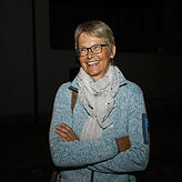 Gisela Kusche freut sich, dass sie endlich wieder Theater live erleben kann.