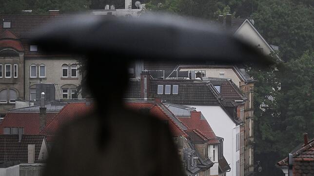 Der Regenschirm wurde vor allem in der zweiten Hälfte des Juli für viele zum täglichen Begleiter. (Archivbild)