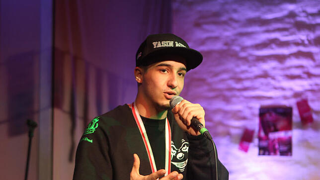 Yasin Amin beim Hall of Fame am Montag. Hier in der Spiegelhalle überzeugte er 2016 und kam so zu seinem Fernsehauftritt bei der ...