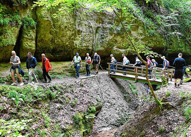 Bild 26: Wie läuft es sich von der Marienschlucht zum Burghof? Bilder einer Wanderung