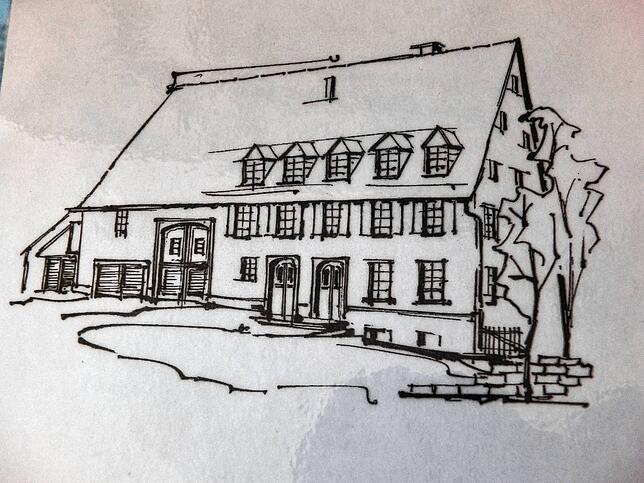 Hier im Haus auf der Bruggen war mit der Einrichtung einer Uhrenwerkstatt durch Wilhelm Jerger die Geburtsstunde der Niedereschacher ...