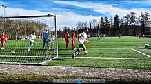 Tor! Bei der Partie zwischen dem FC 09 Überlingen und der DJK Donaueschingen gab es tolle Treffer zu sehen.